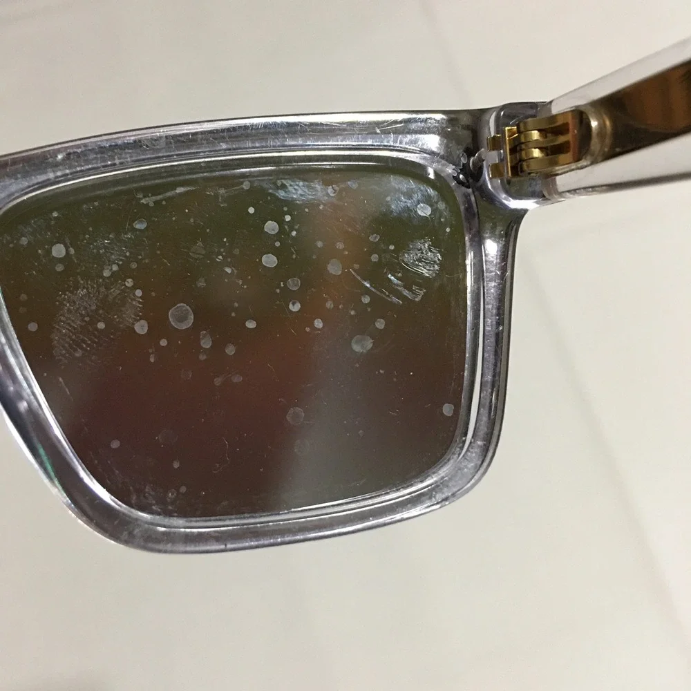 Versace VK 4004U 148/P1 Gold Plastic Square Sunglasses Multicolored
